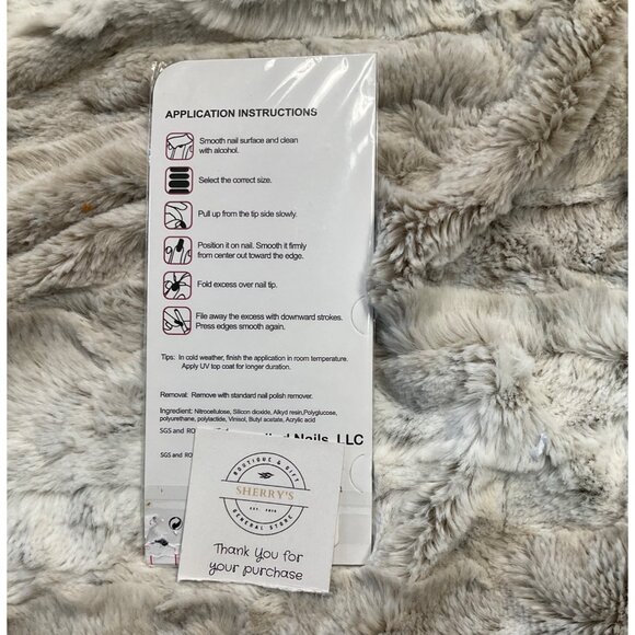 Candied Nails 16-Strip Real Nail Polish Set With Playful Patterns & Non-Toxic Fo - Picture 4 of 4